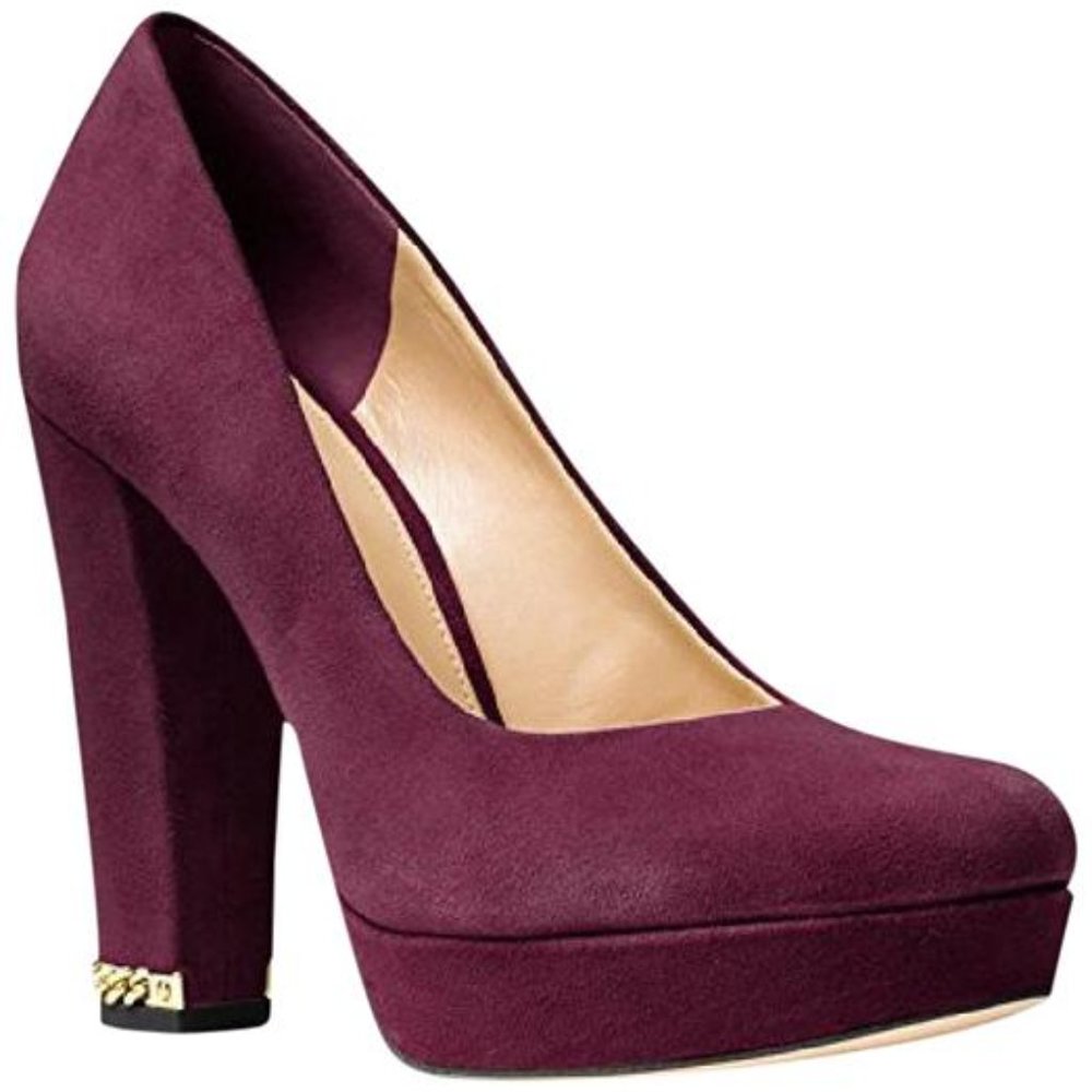 Michael Kors Sabrina chain pumps sz 6